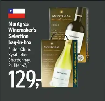 Føtex Montgras Winemaker's Selection bag-in-box tilbud