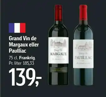 Grand Vin de Margaux eller Paulliac