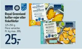 Føtex Royal Greenland kutter-rejer eller fiskefileter tilbud