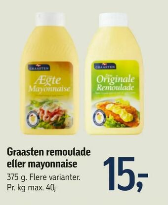 Føtex Graasten remoulade eller mayonnaise tilbud