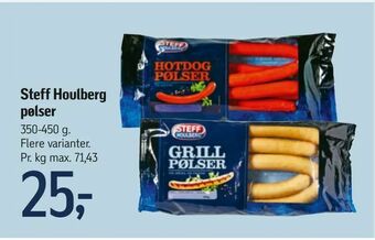 Føtex Steff Houlberg pølser tilbud