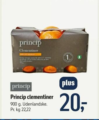 Føtex Princip clementiner tilbud
