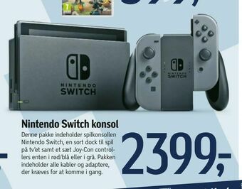Føtex Nintendo Switch konsol tilbud