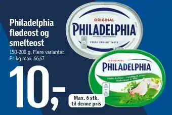 Føtex Philadelphia flødeost og smelteost tilbud