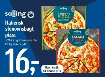 Føtex Italiensk stenovnsbagt pizza tilbud