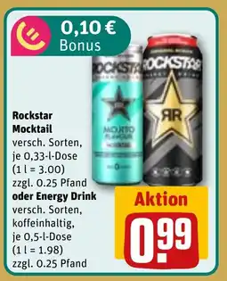 REWE DE Rockstar Mocktail tilbud