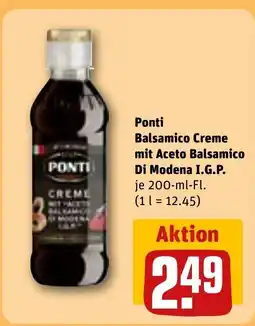 REWE DE Ponti Balsamico Creme mit Aceto Balsamico Di Modena I.G.P. tilbud