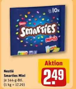 REWE DE Nestlé Smarties Mini tilbud