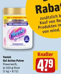 REWE DE Vanish Oxi Action Pulver tilbud