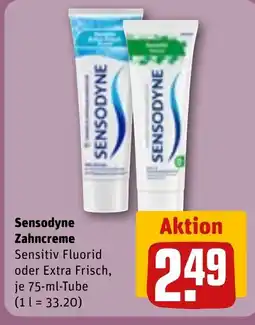 REWE DE Sensodyne Zahncreme tilbud
