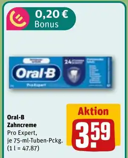 REWE DE Oral-B Zahncreme tilbud