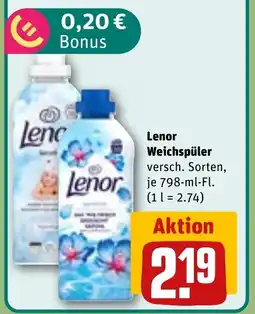 REWE DE Lenor Weichspüler tilbud