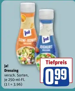 REWE DE Ja! Dressing tilbud
