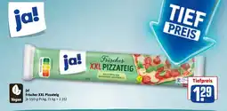 REWE DE Ja! Frischer XXL Pizzateig tilbud