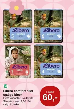 SuperBrugsen Libero comfort eller up&go bleer tilbud