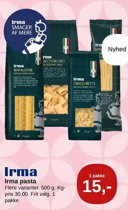 SuperBrugsen Irma pasta tilbud