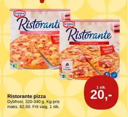 SuperBrugsen Ristorante pizza tilbud