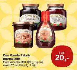 SuperBrugsen Den Gamle Fabrik marmelade tilbud