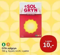 SuperBrugsen OTA solgryn tilbud