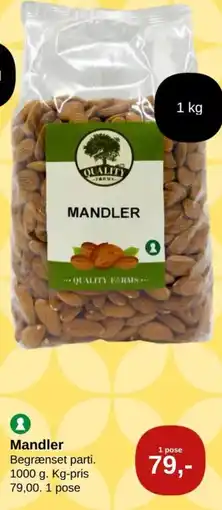 SuperBrugsen Mandler tilbud