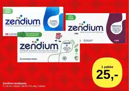 SuperBrugsen Zendium tandpasta tilbud