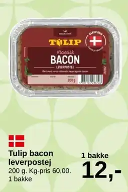 SuperBrugsen Tulip bacon leverpostej tilbud