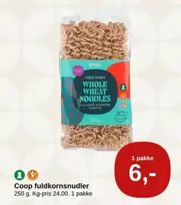 SuperBrugsen Coop fuldkornsnudler tilbud