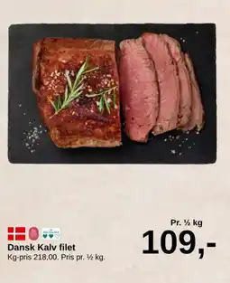 SuperBrugsen Dansk Kalv filet tilbud