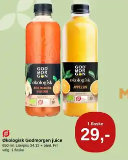 SuperBrugsen Økologisk Godmorgen juice tilbud