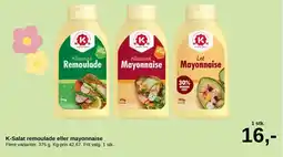 SuperBrugsen K-Salat remoulade eller mayonnaise tilbud