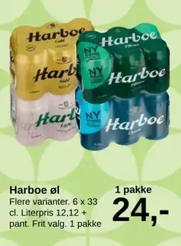 SuperBrugsen Harboe øl tilbud