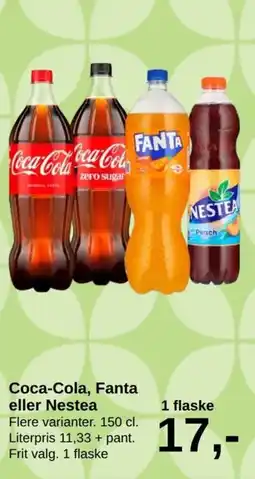 SuperBrugsen Coca-Cola, Fanta eller Nestea tilbud