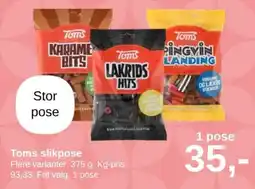 SuperBrugsen Toms slikpose tilbud