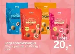 SuperBrugsen Coop chokoladekugler tilbud
