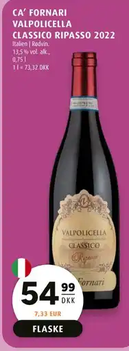 Scandinavian Park CA’ FORNARI VALPOLICELLA CLASSICO RIPASSO 2022 tilbud