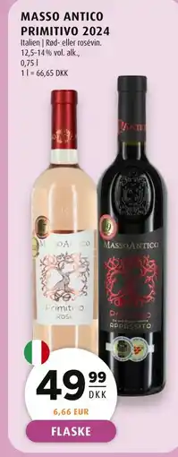 Scandinavian Park MASSO ANTICO PRIMITIVO 2024 tilbud