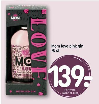 Mom love pink gin