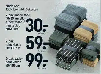 REMA 1000 Marie Sohl 100% bomuld, Oeko-tex tilbud