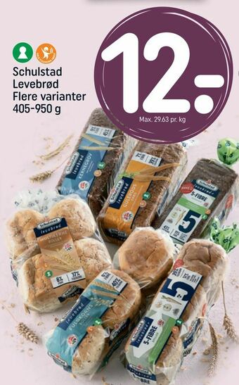 REMA 1000 Schulstad Levebrød tilbud