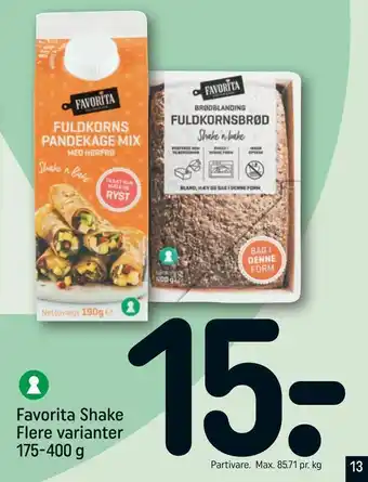 REMA 1000 Favorita Shake tilbud
