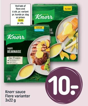 REMA 1000 Knorr sauce tilbud