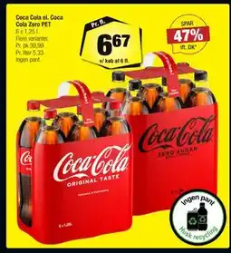Calle Coca Cola el. Coca Cola Zero PET tilbud