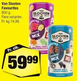 Calle Van Slooten Favourites tilbud