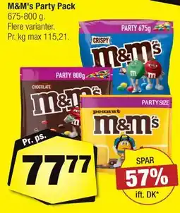 Calle M&M's Party Pack tilbud