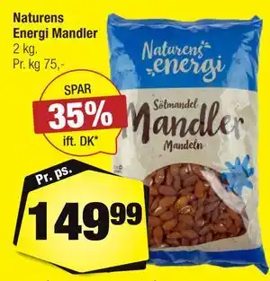 Calle Naturens Energi Mandler tilbud