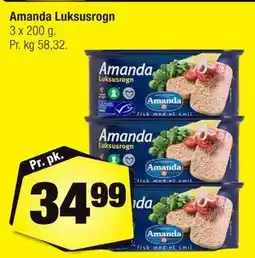 Calle Amanda Luksusrogn tilbud