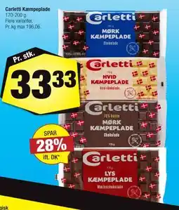 Calle Carletti Kæmpeplade tilbud