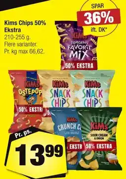 Calle Kims Chips 50% Ekstra tilbud