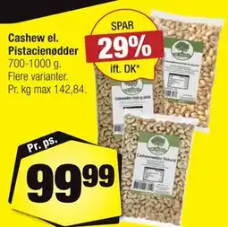 Calle Cashew el. Pistacienødder tilbud