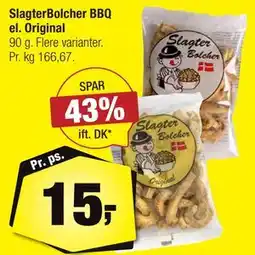 Calle SlagterBolcher BBQ el. Original tilbud
